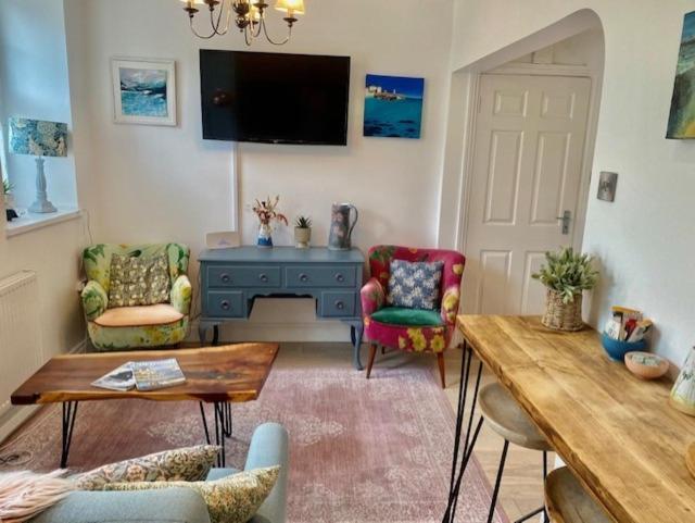 St Ives Apartment Private Parking With Garden 10 Minute Walk Into Town And Beach Exterior foto
